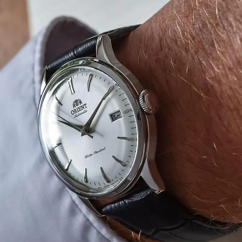 Orient Bambino Version 7 White Dial Men's Watch- RA-AC0M03S